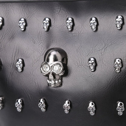 STREET Fashionable women's shoulder bag with skull