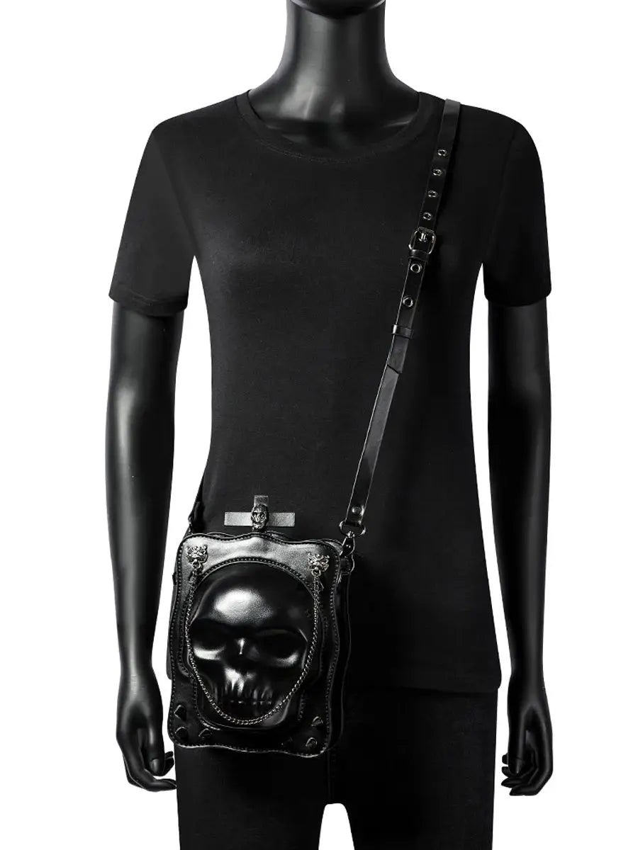 STREET Stylish shoulder bag with skull/ Unisex